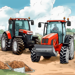 tractor comparison. Massey Ferguson vs kubota